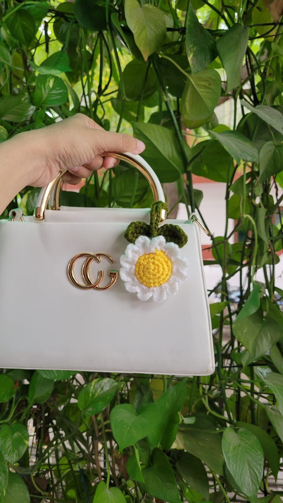 Flower Bag Charm