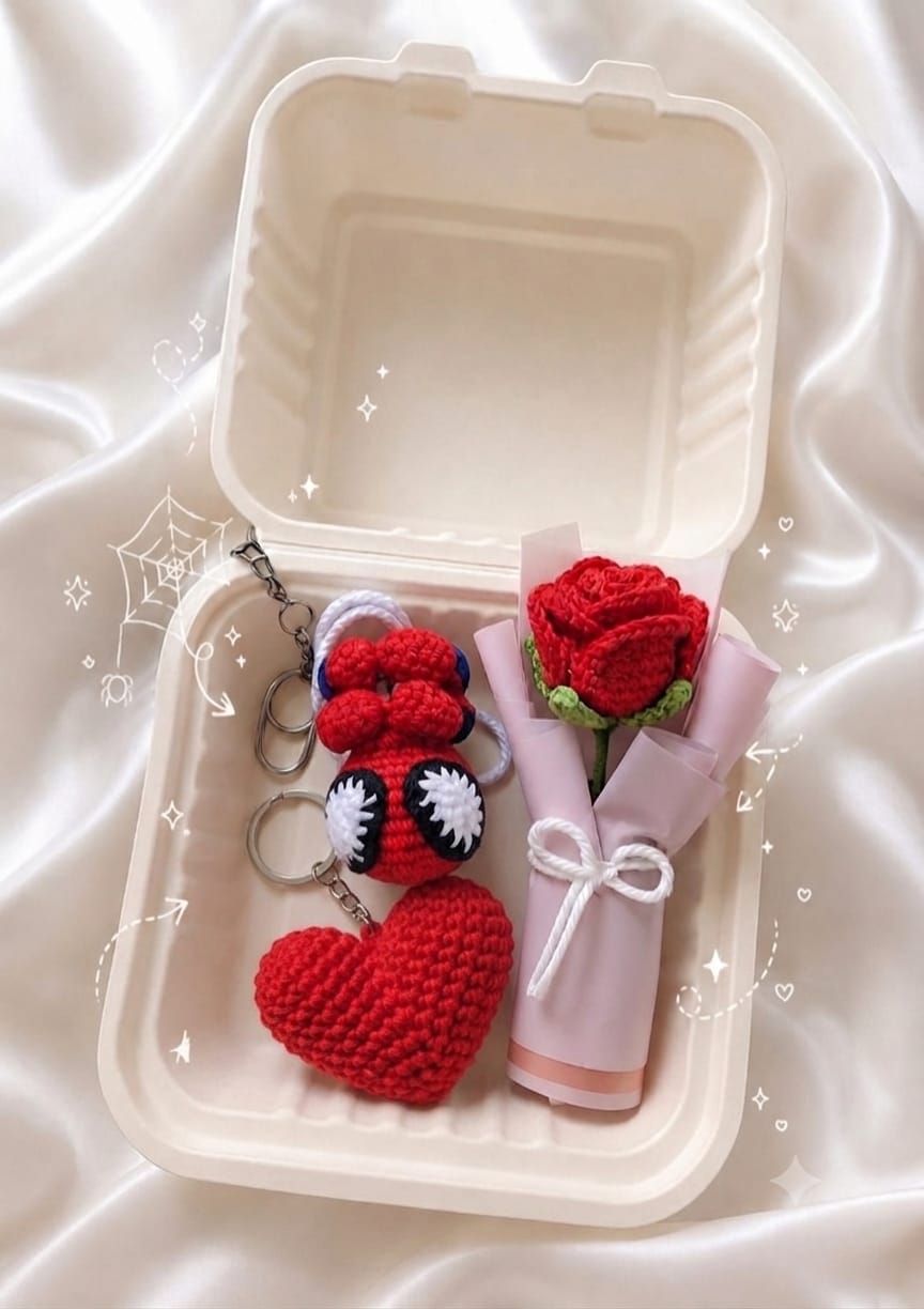 A handmade Merryarn gift, ready to send