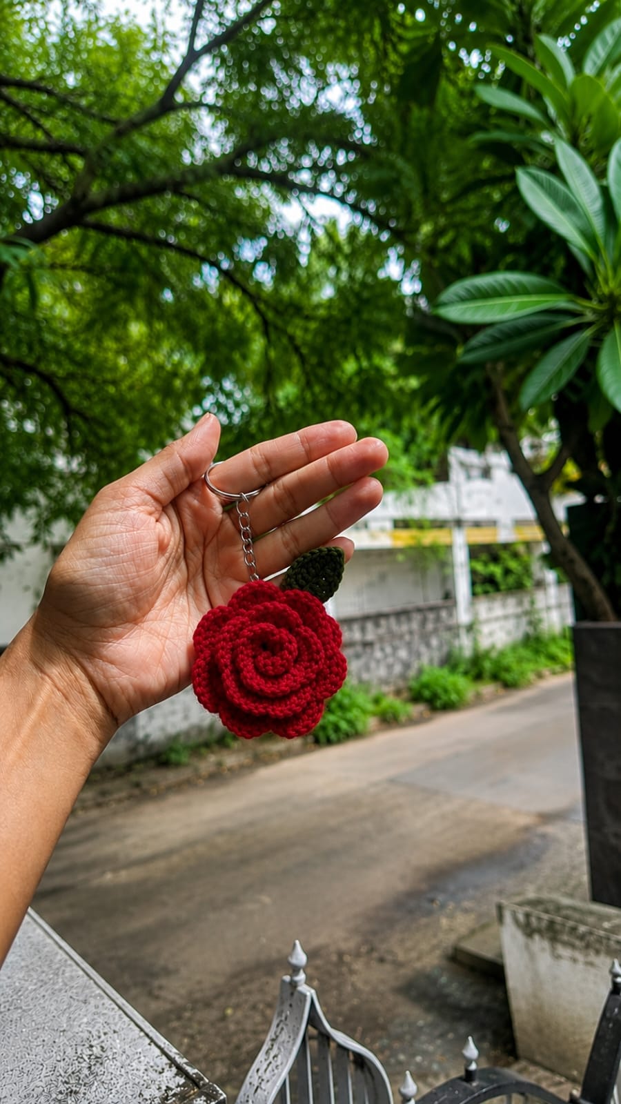 Rose Keychain