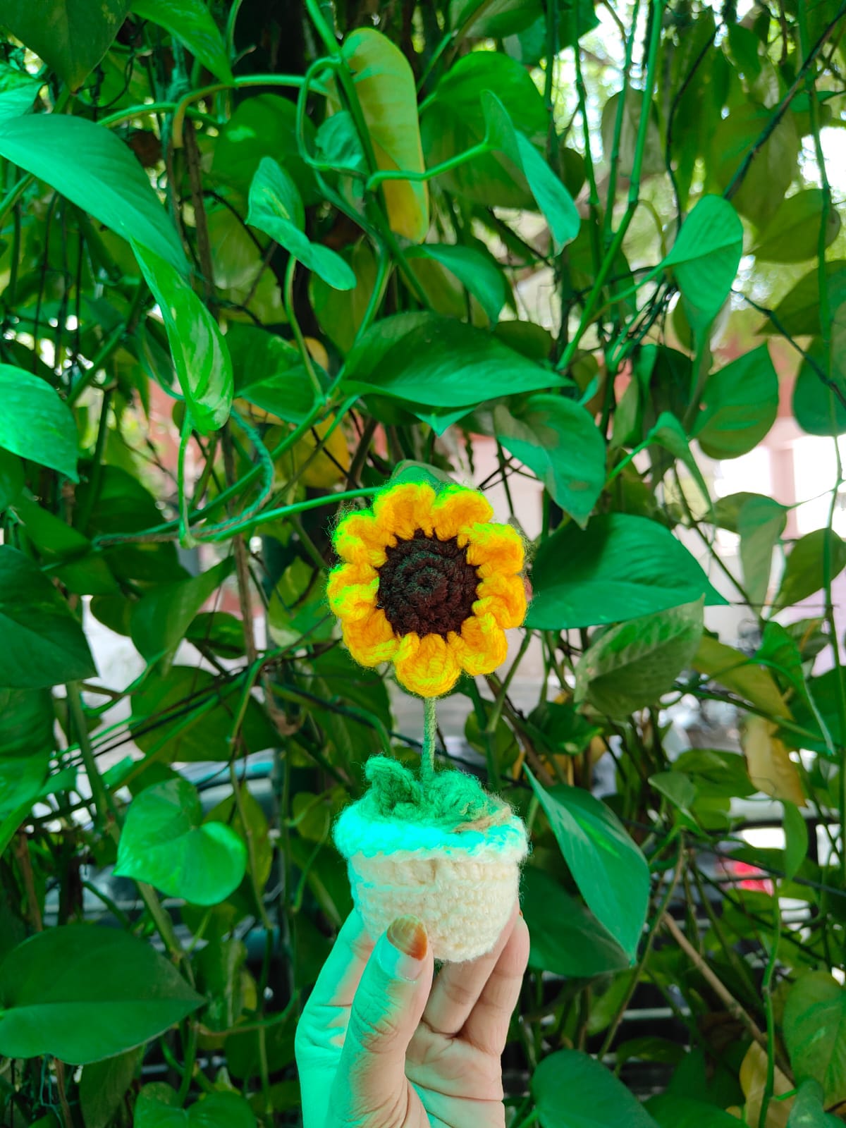 A handmade Merryarn crochet piece